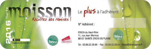 carte moisson